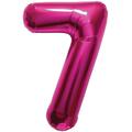 Loftus International 34 in. Number 7 Magenta Balloon KV-00141